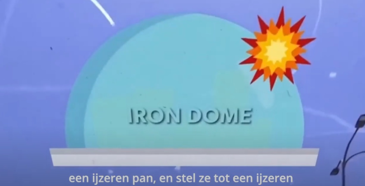 Iron Dome ijzeren pan